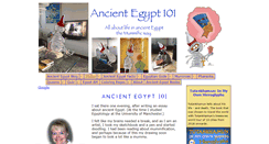 Desktop Screenshot of ancientegypt101.com